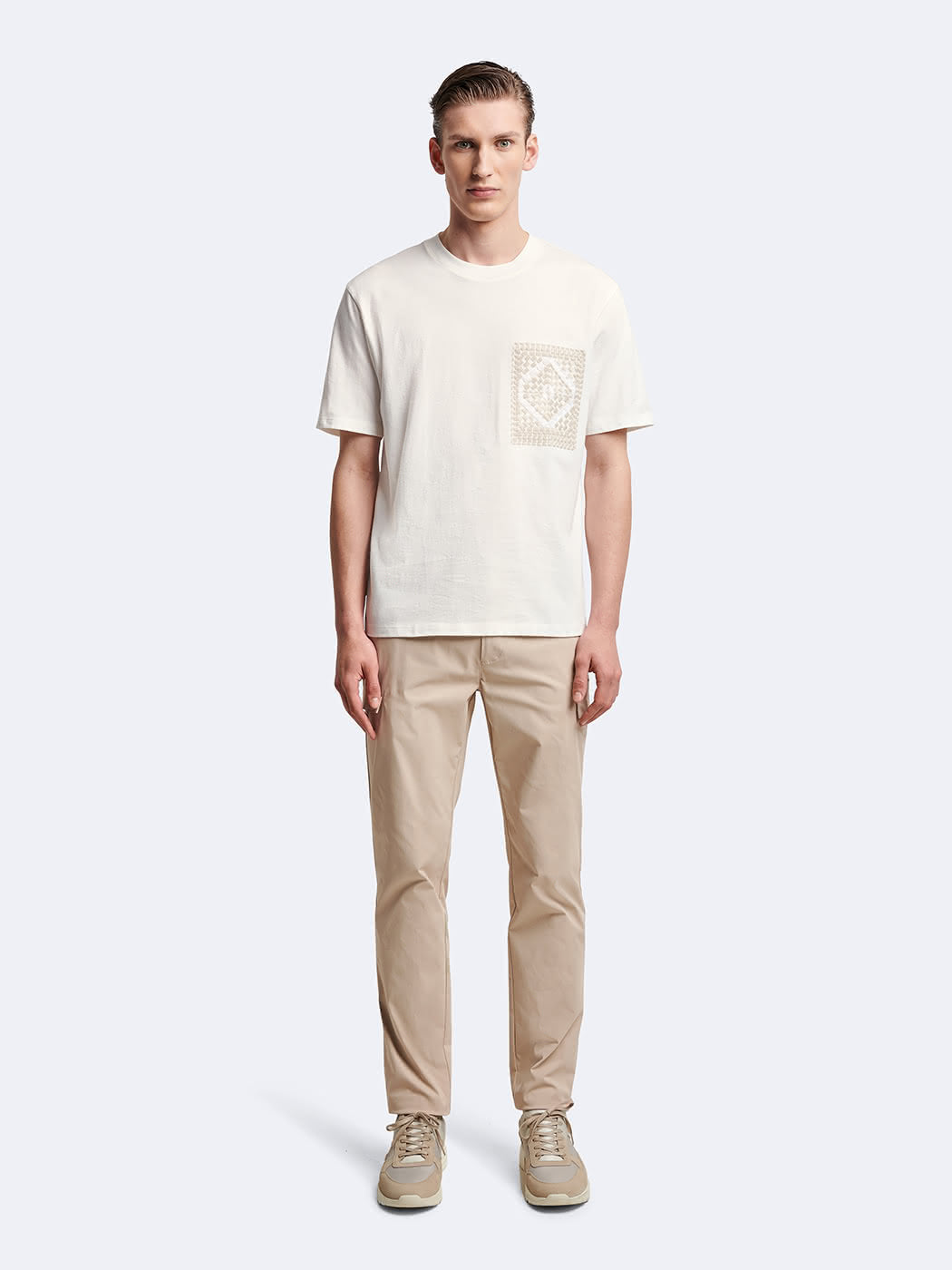 T-shirt col rond 100% coton brodé - DEVRED 1902