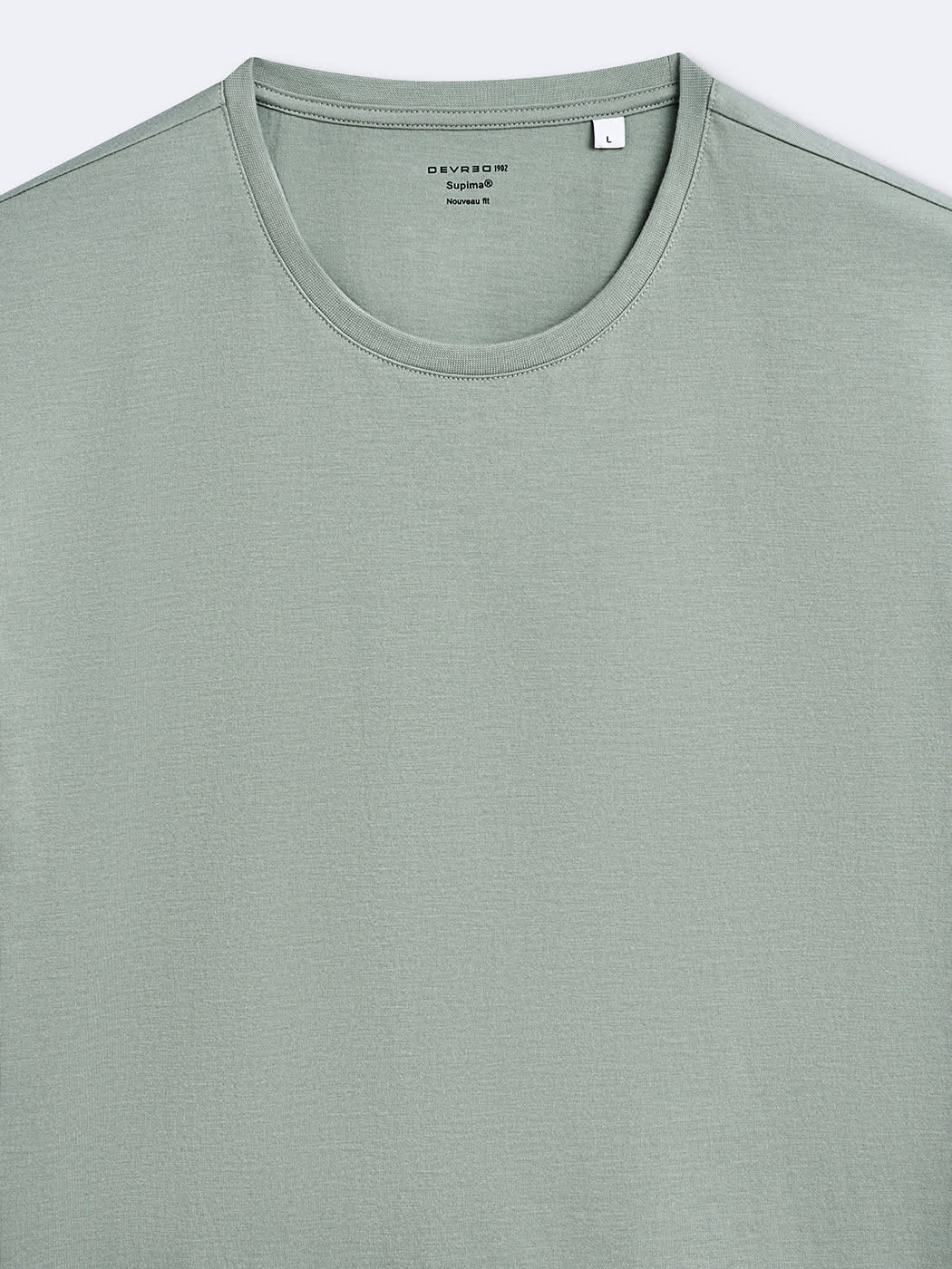 T-shirt col rond en coton Supima - DEVRED 1902