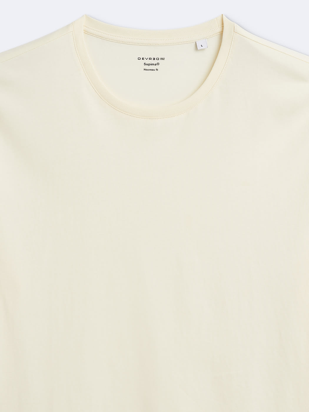 T-shirt col rond 100% coton Supima - DEVRED 1902