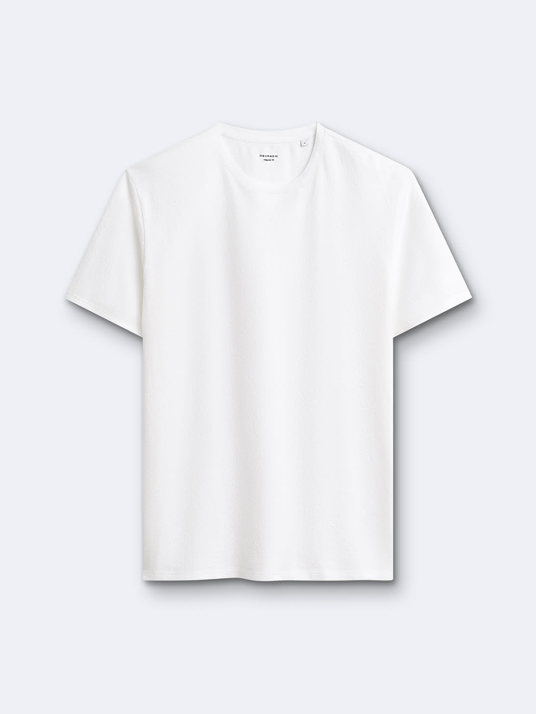 T-shirt col rond en coton éponge - DEVRED 1902