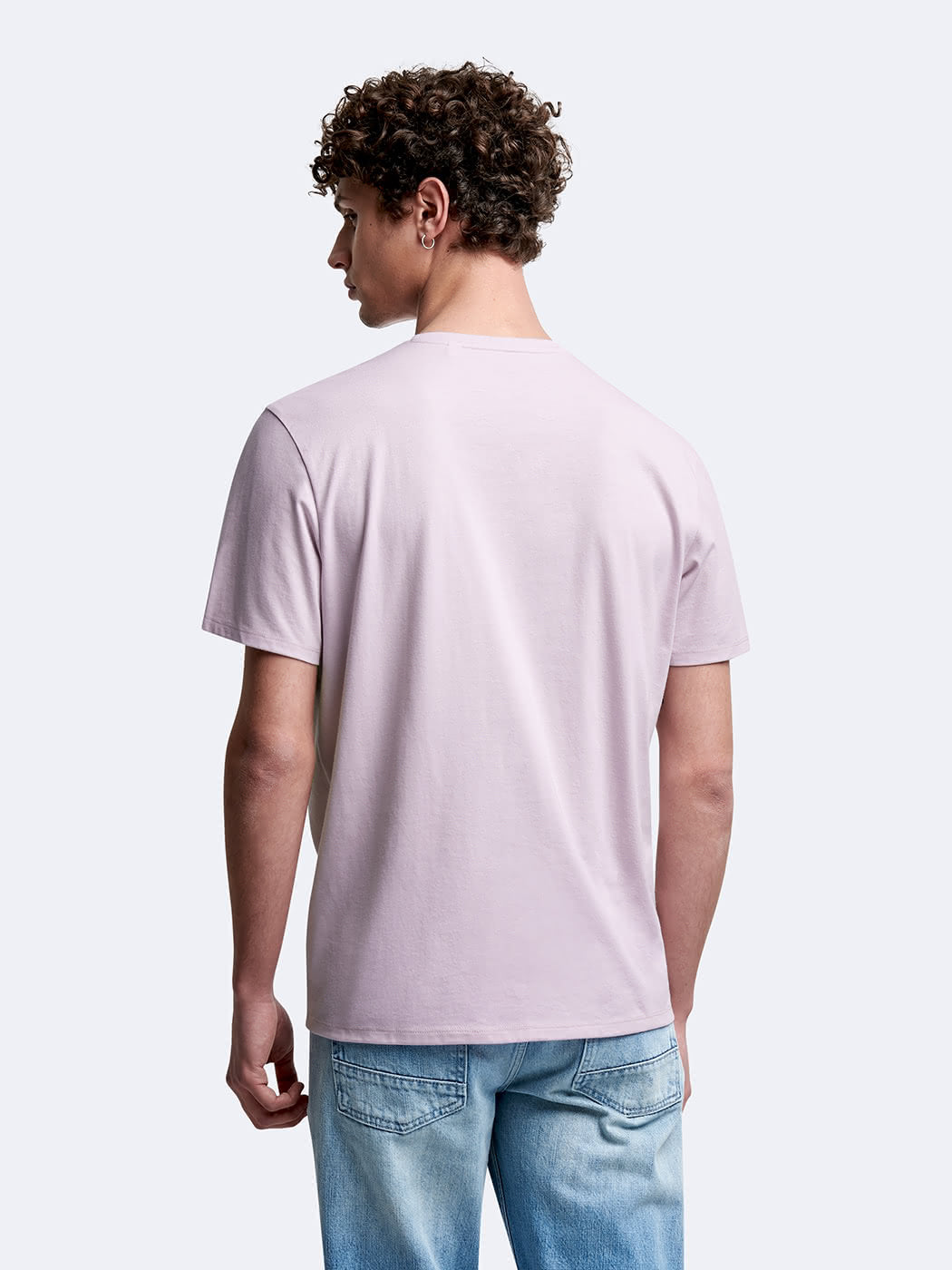 T-shirt col v en coton Supima - DEVRED 1902