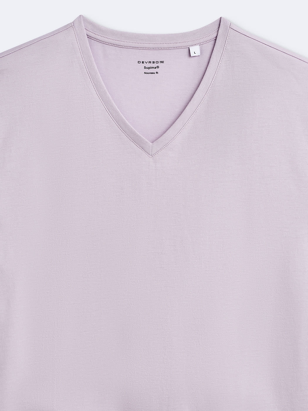 T-shirt col v en coton Supima - DEVRED 1902