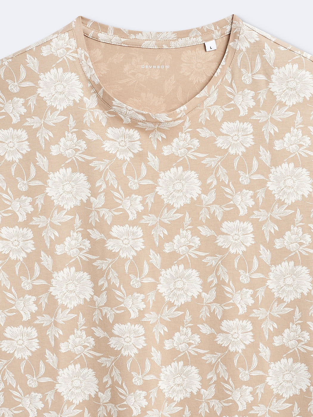 T-shirt 100% coton fleuri - DEVRED 1902