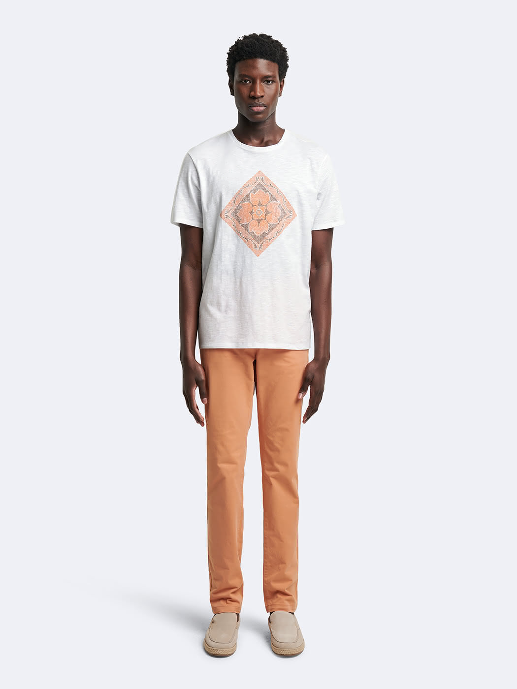 T-shirt 100% coton à motif devant - DEVRED 1902
