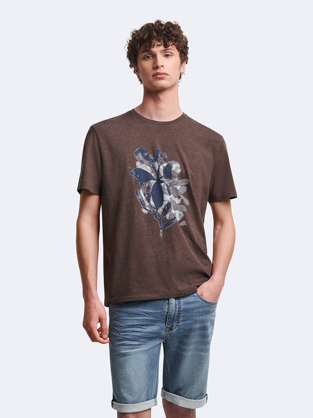 T-shirt en coton à motif devant - DEVRED 1902