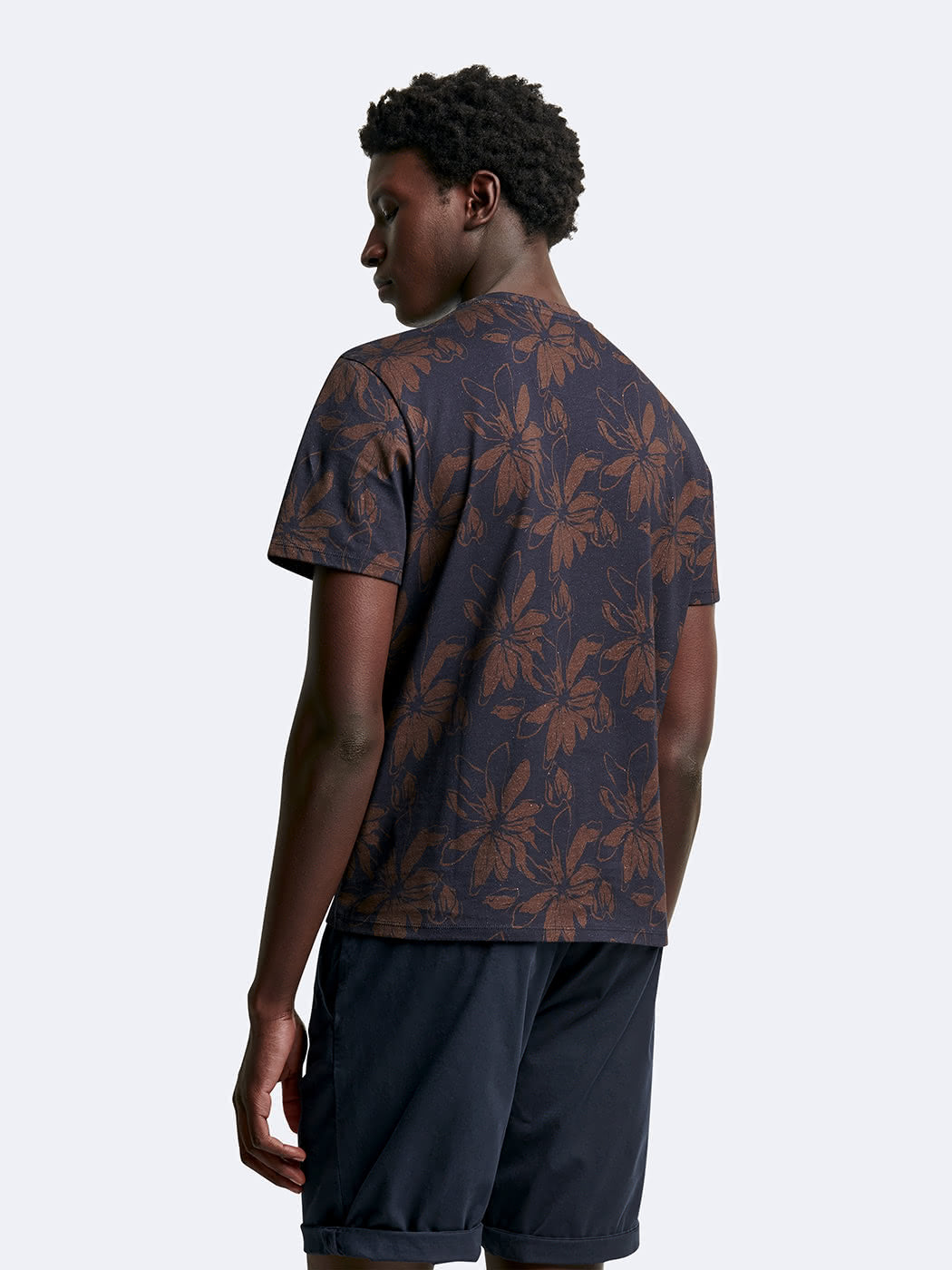 T-shirt 100% coton fleuri - DEVRED 1902