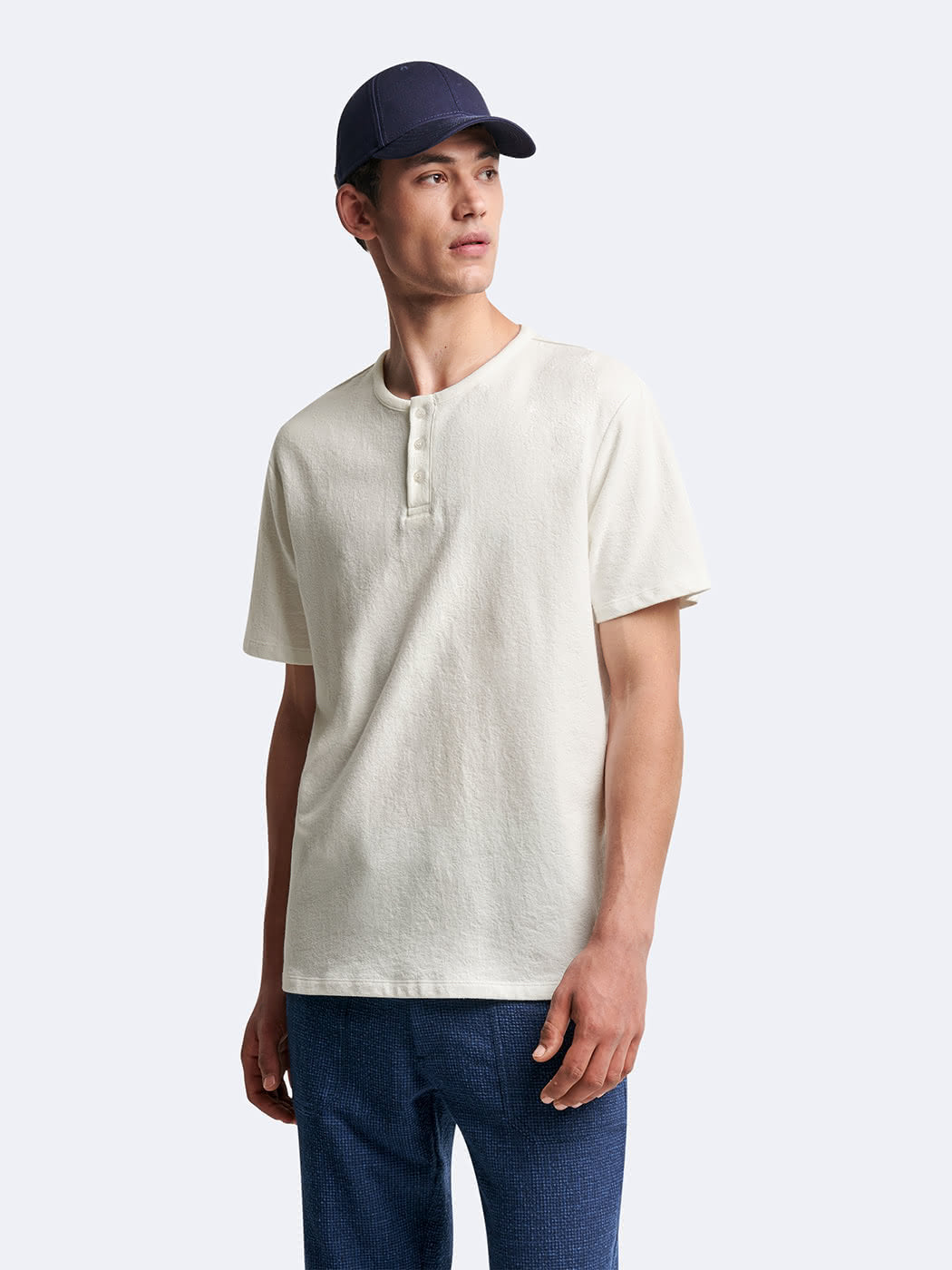T-shirt 100% coton col tunisien - DEVRED 1902