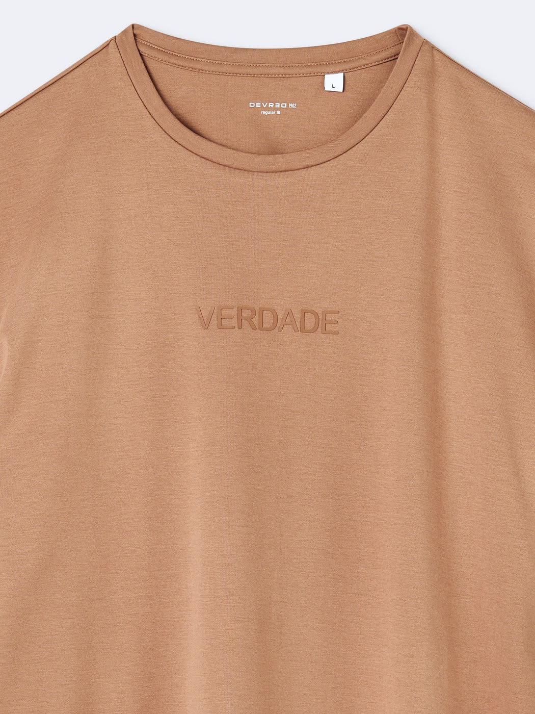 T-shirt col rond 100% coton à message - DEVRED 1902