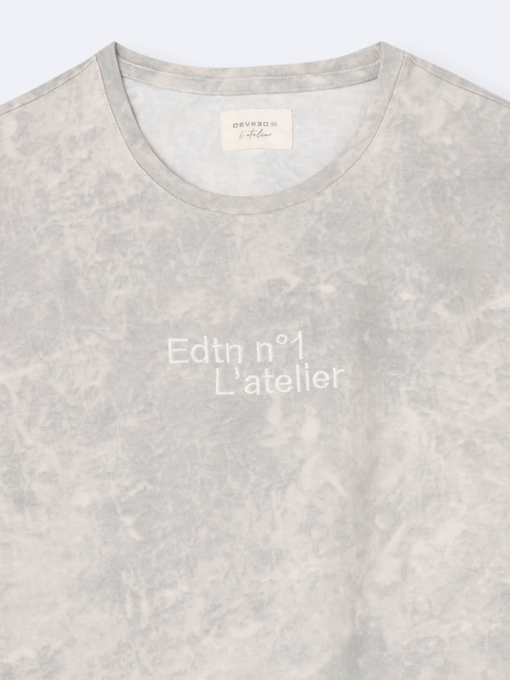 T-shirt col rond 100% coton - L'atelier - DEVRED 1902
