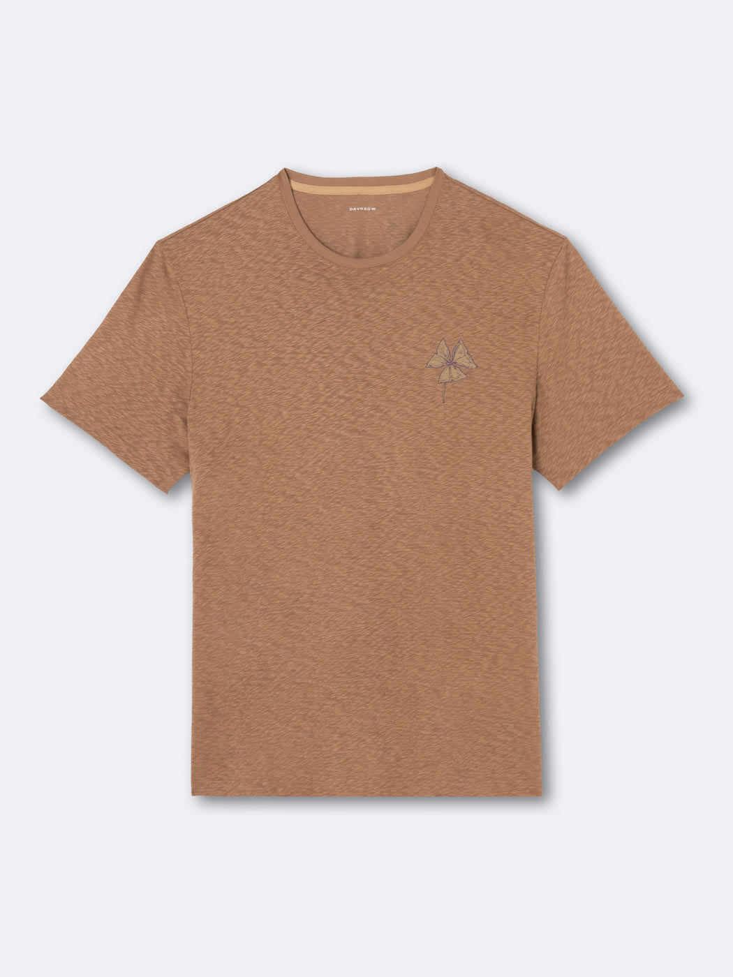 T-shirt col rond en coton texturé - DEVRED 1902
