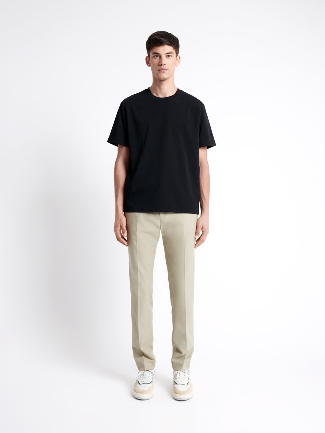 T-shirt col rond en coton relaxed fit - DEVRED 1902