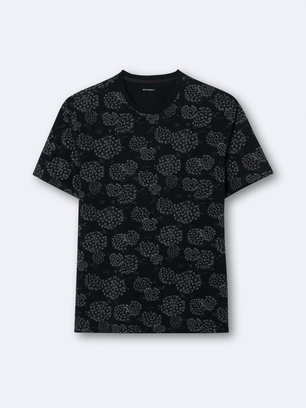 T-shirt col rond en coton en conversion - DEVRED 1902