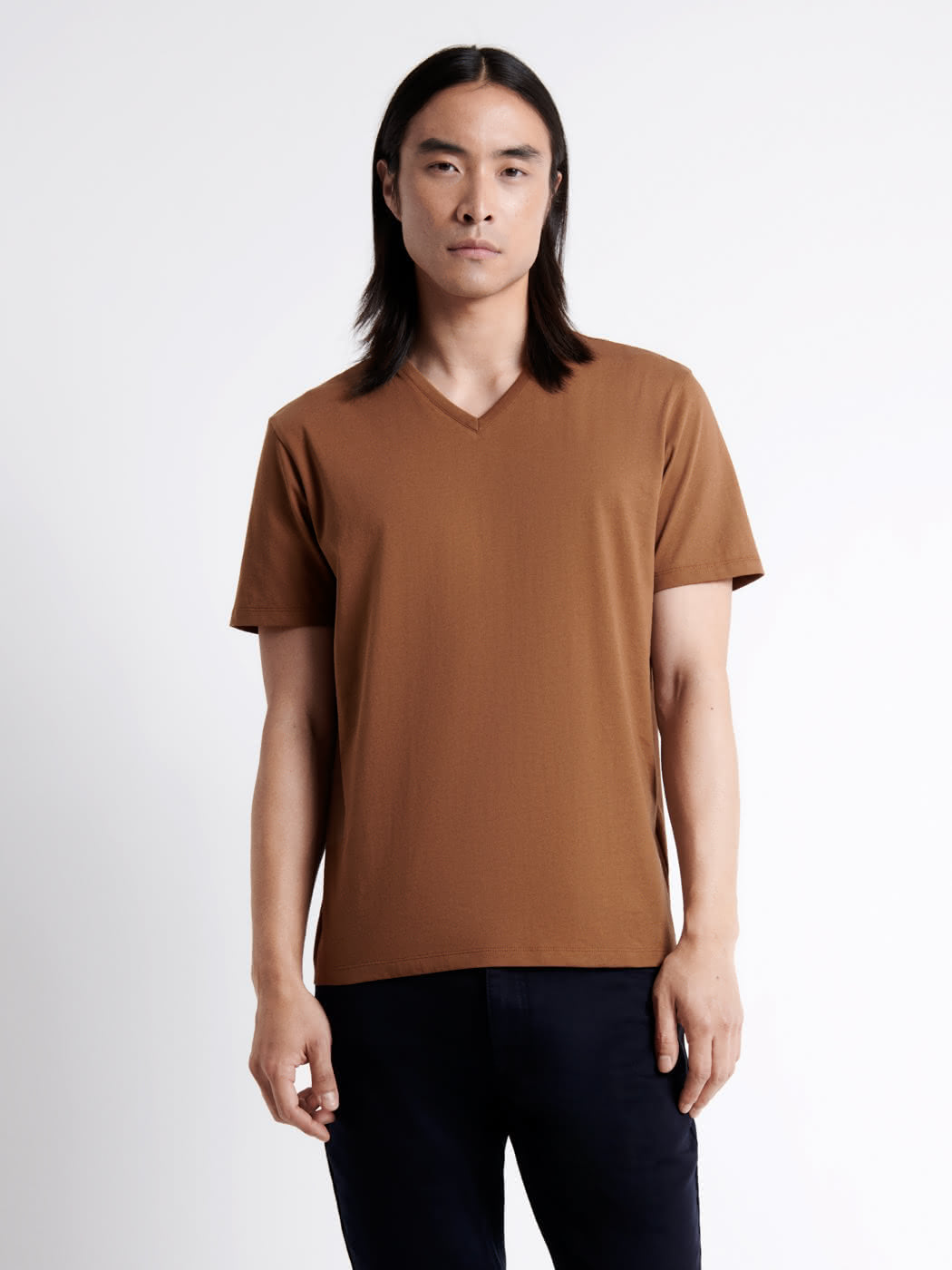 T-shirt col v 100% coton - DEVRED 1902