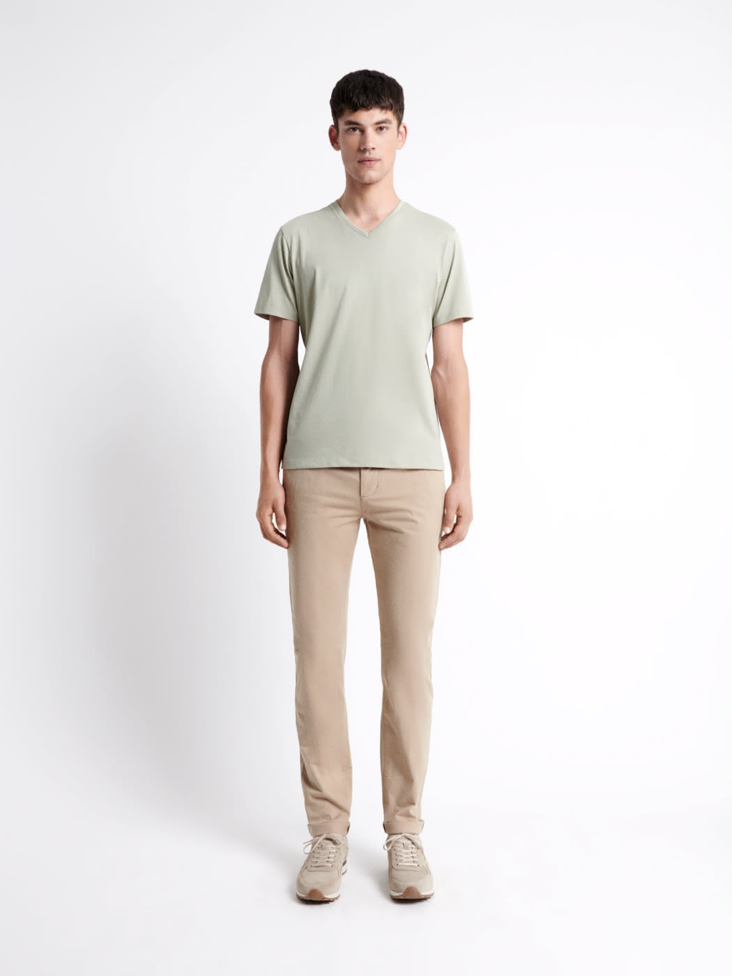 T-shirt col v 100% coton - DEVRED 1902