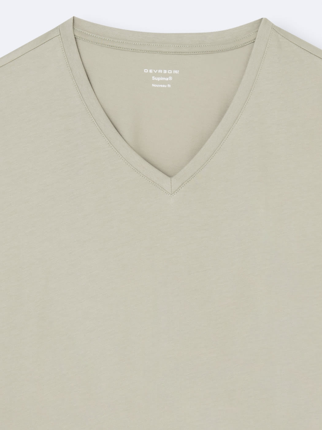 T-shirt col v 100% coton - DEVRED 1902