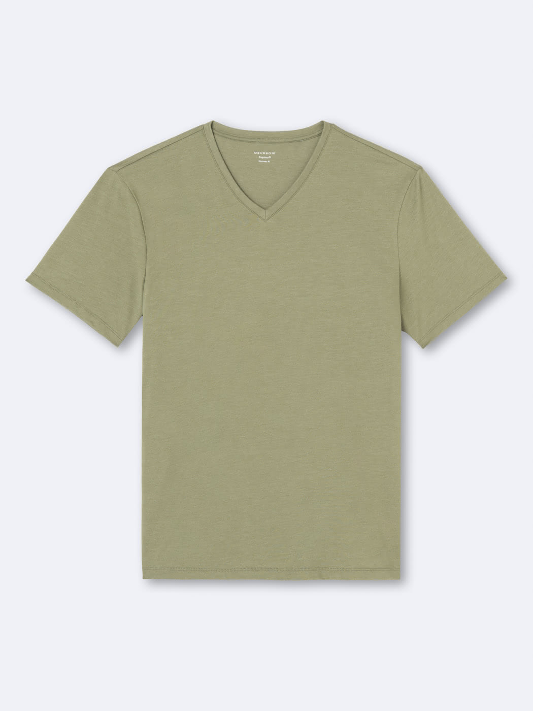 T-shirt col v en matière recyclée - DEVRED 1902
