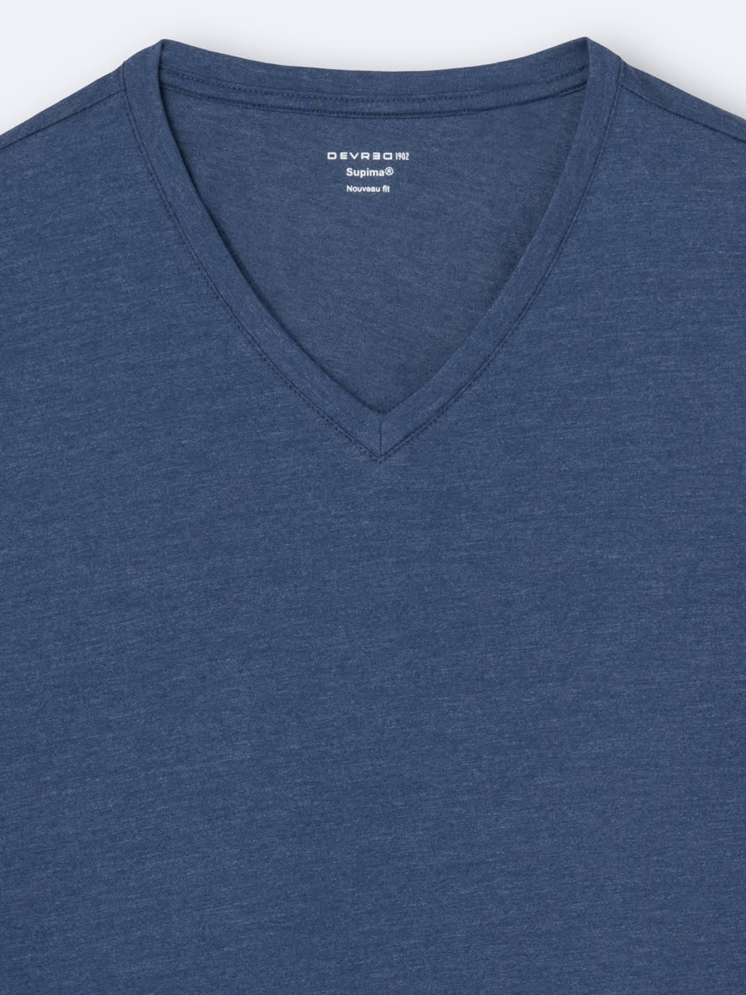 T-shirt col v en matière recyclée - DEVRED 1902