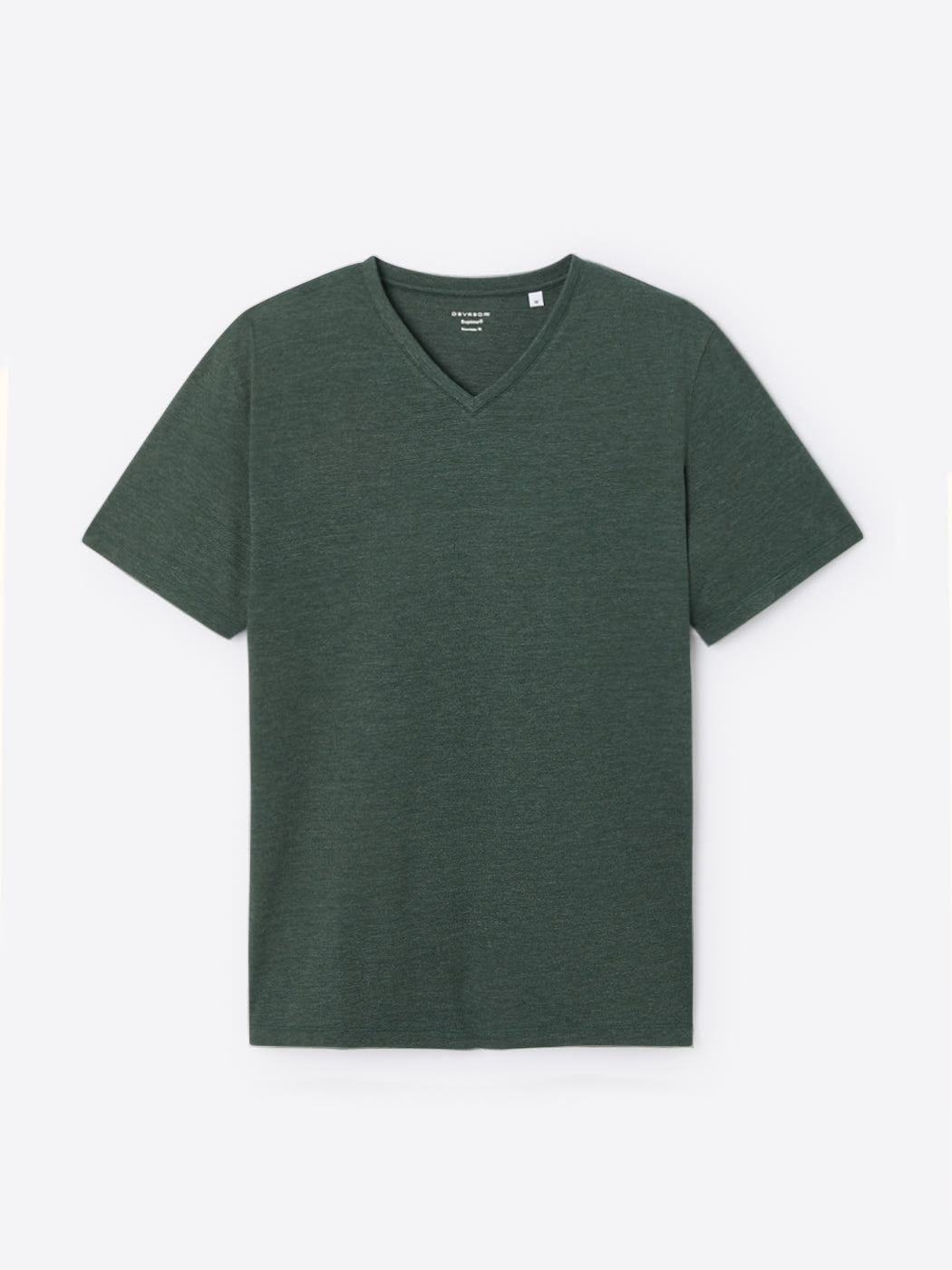 T-shirt col v en matière recyclée - DEVRED 1902