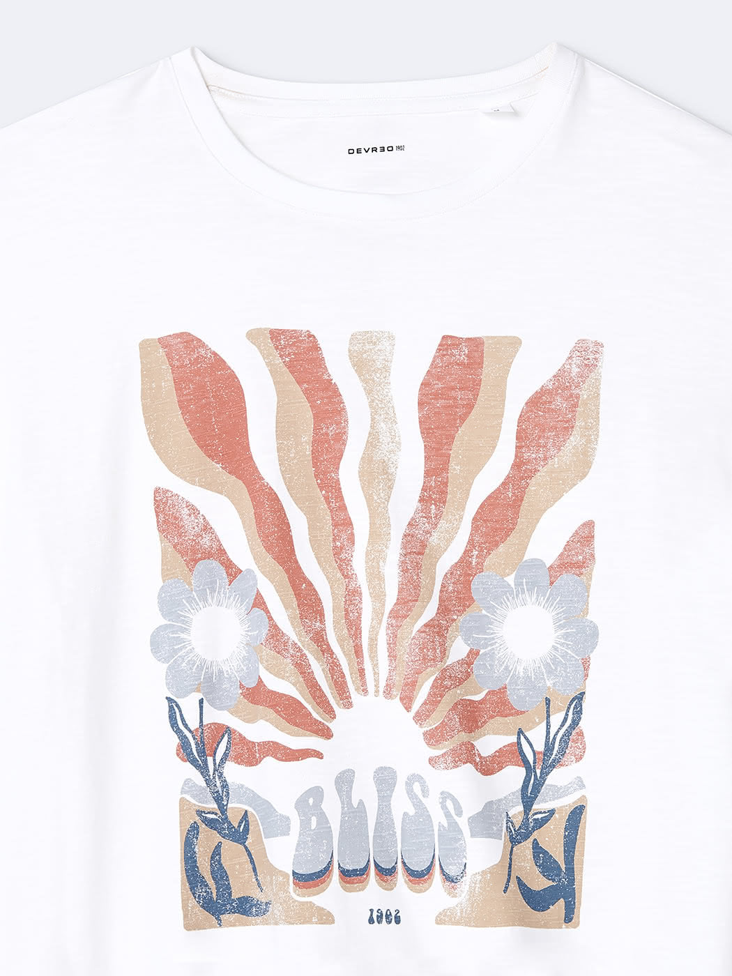 T-shirt 100% coton à motif devant - DEVRED 1902
