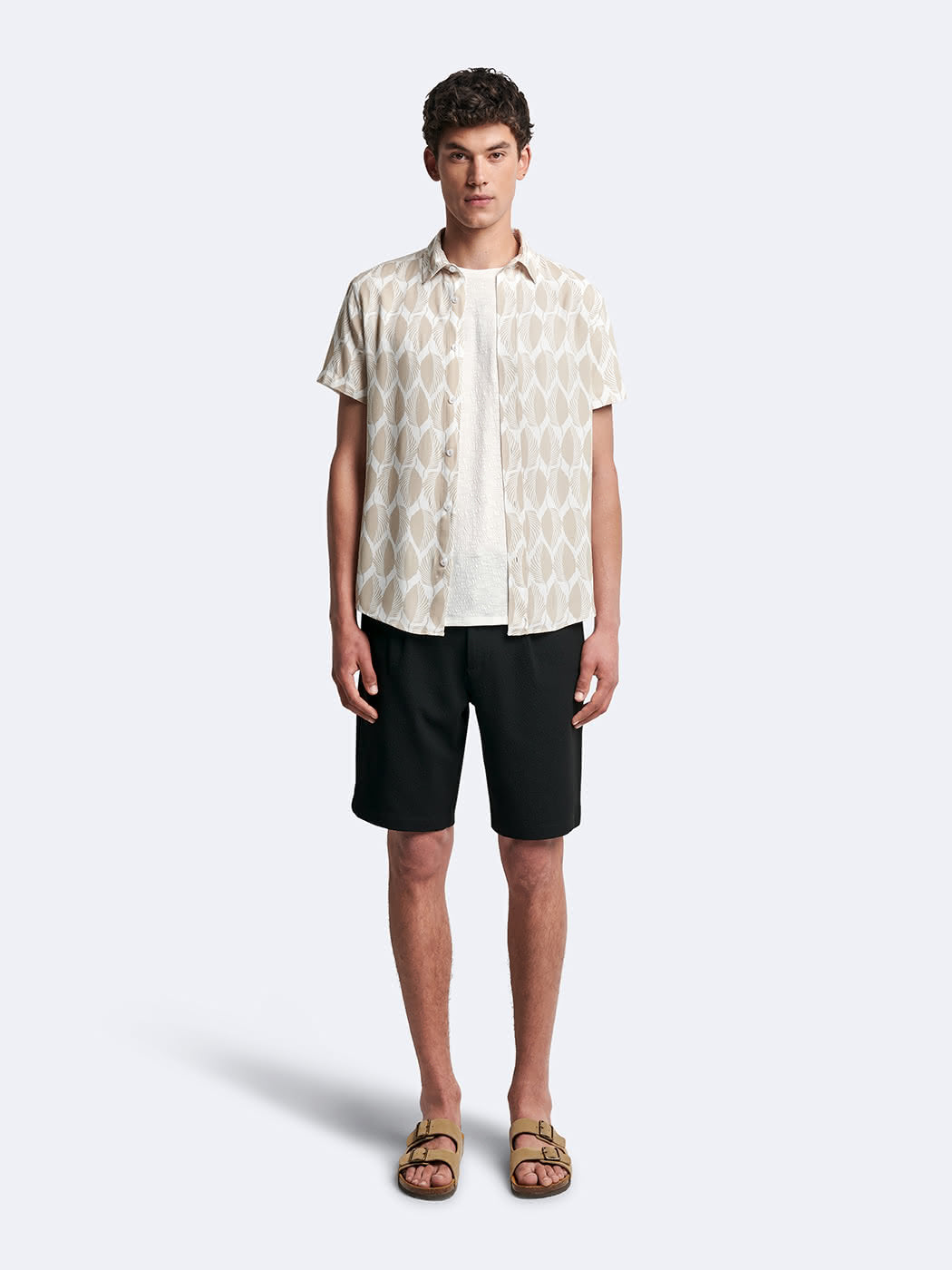 T-shirt col rond jacquard - DEVRED 1902