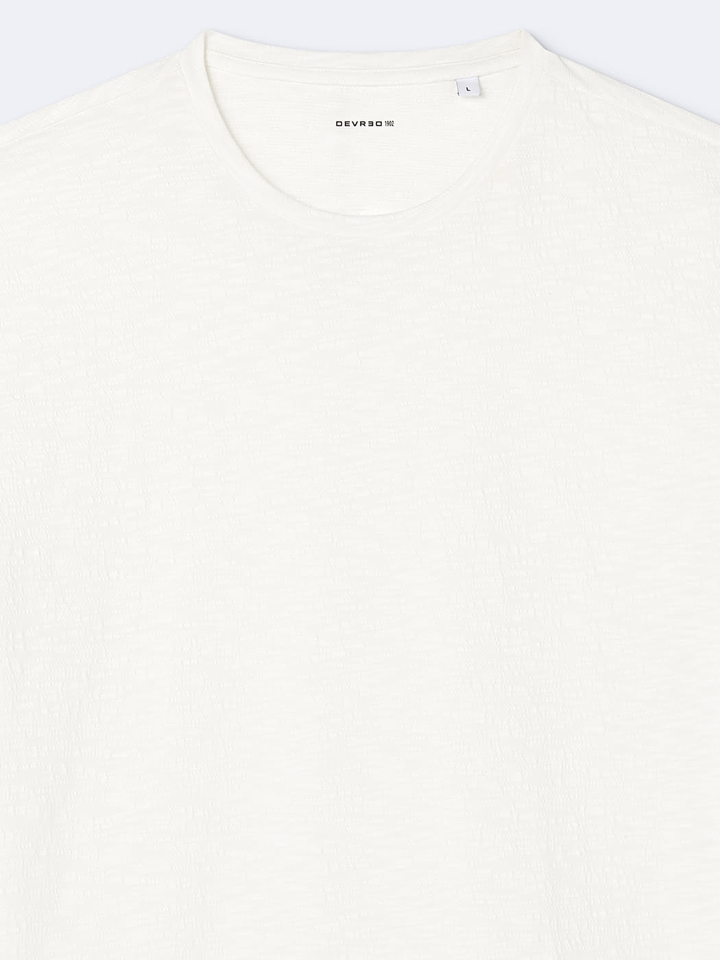 T-shirt col rond jacquard - DEVRED 1902