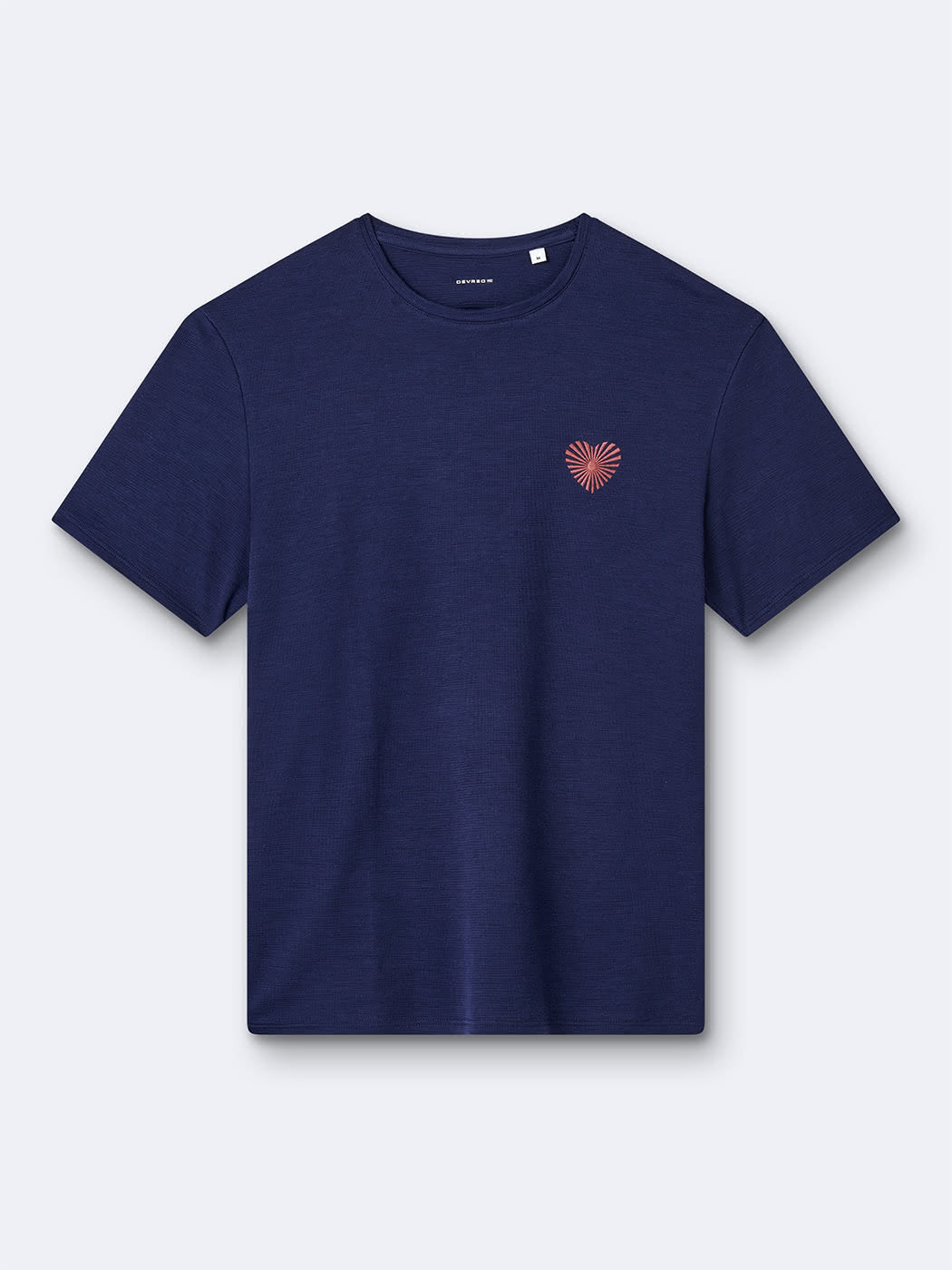 T-shirt col rond 100% coton brodé - DEVRED 1902