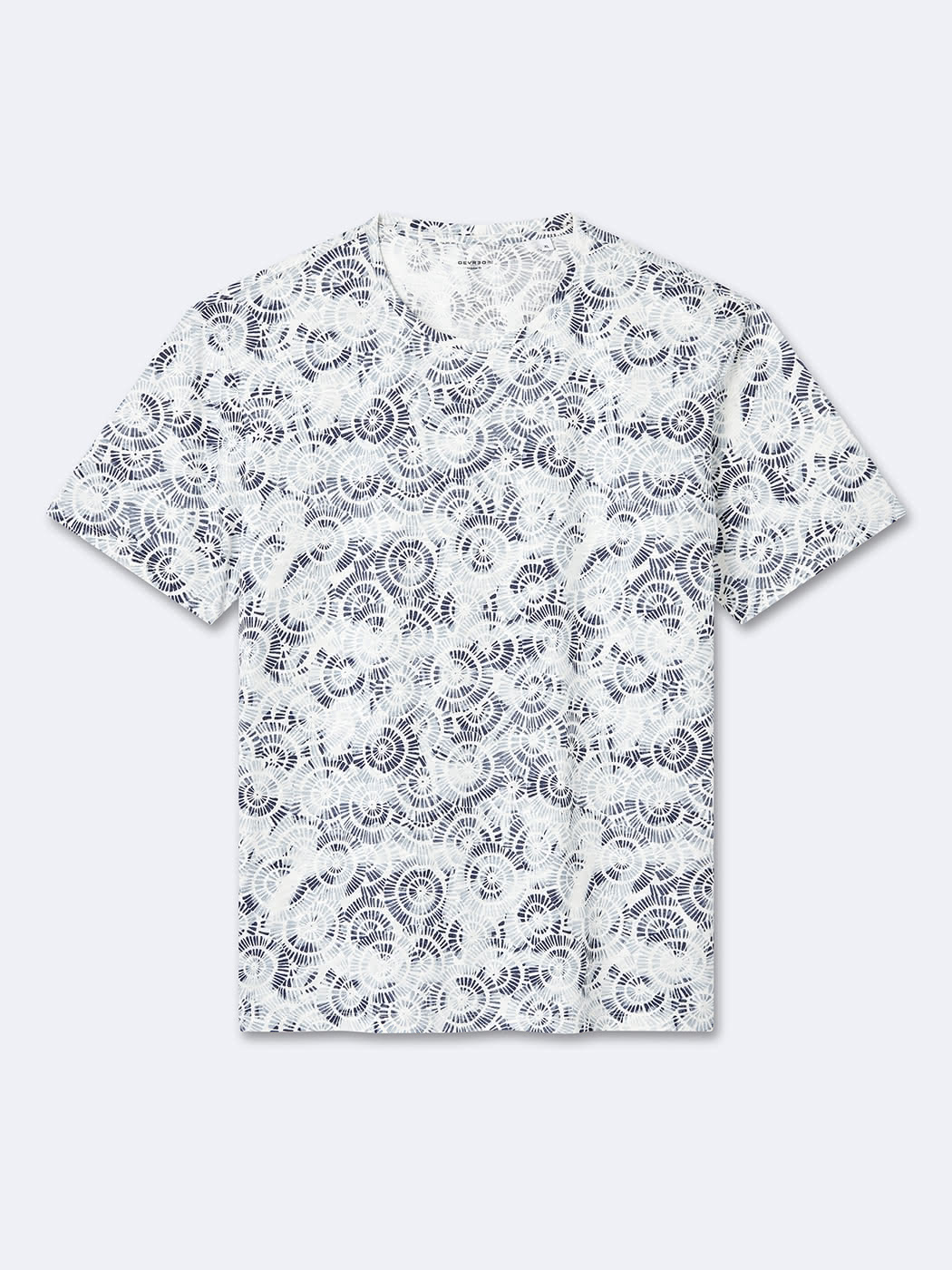 T-shirt col rond en coton fantaisie - DEVRED 1902