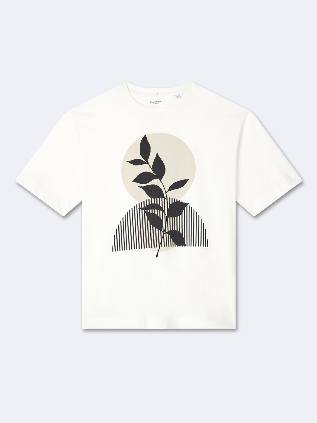 T-shirt 100% coton à motif devant - DEVRED 1902