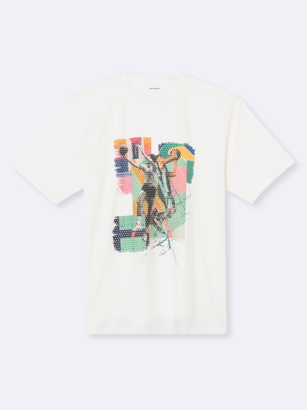 T-shirt col rond - capsule Double Jeux - DEVRED 1902