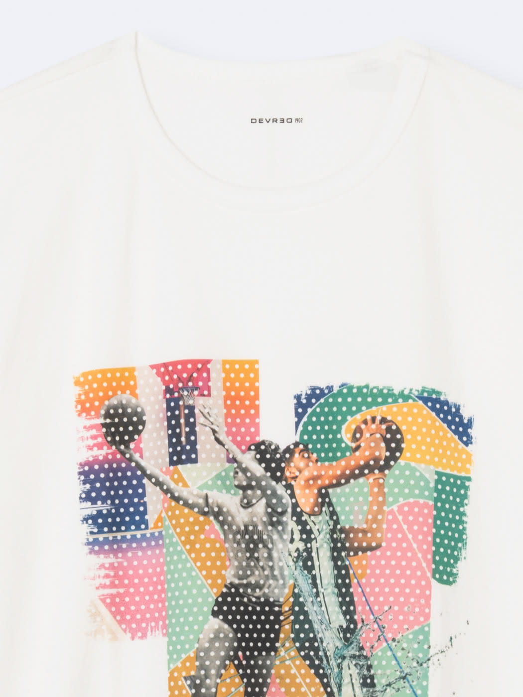 T-shirt col rond - capsule Double Jeux - DEVRED 1902