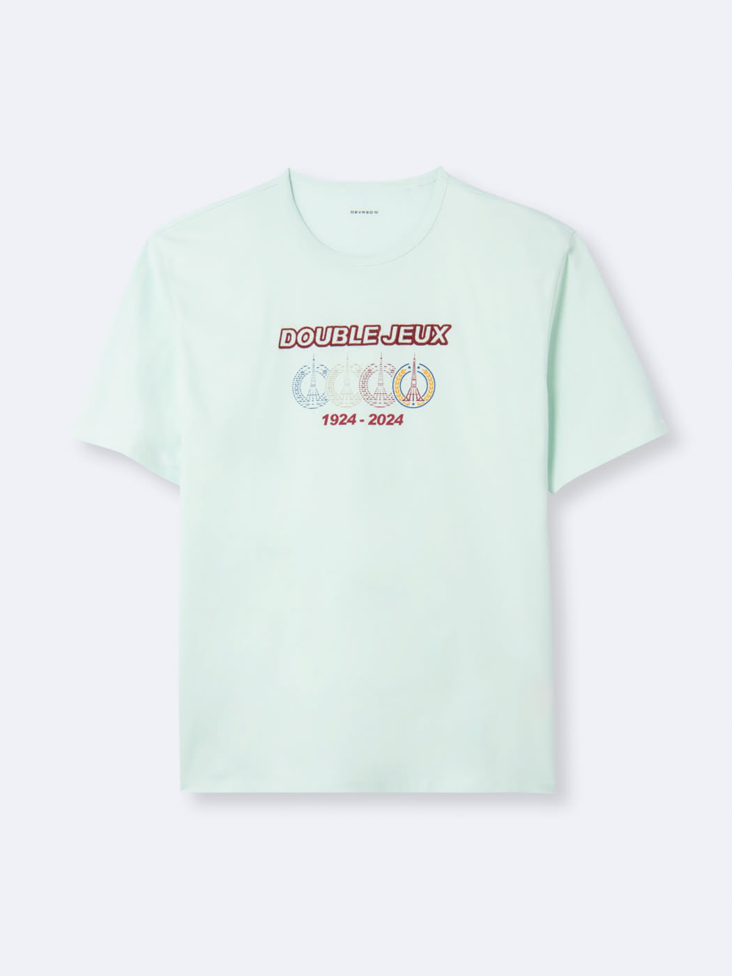 T-shirt col rond - capsule Double Jeux - DEVRED 1902