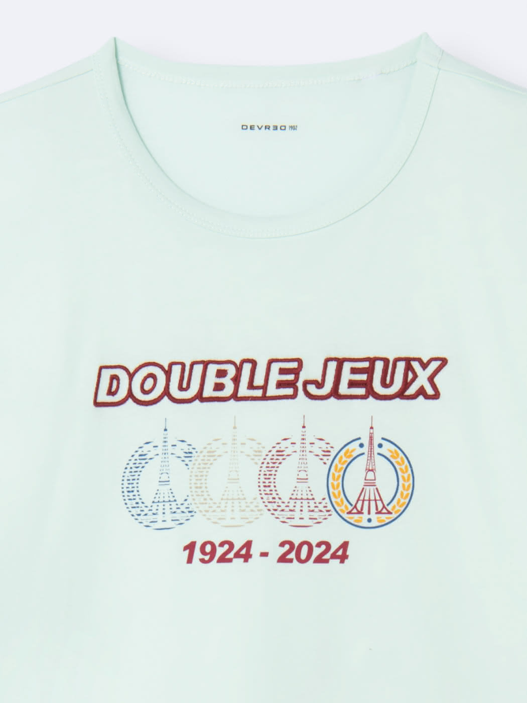 T-shirt col rond - capsule Double Jeux - DEVRED 1902