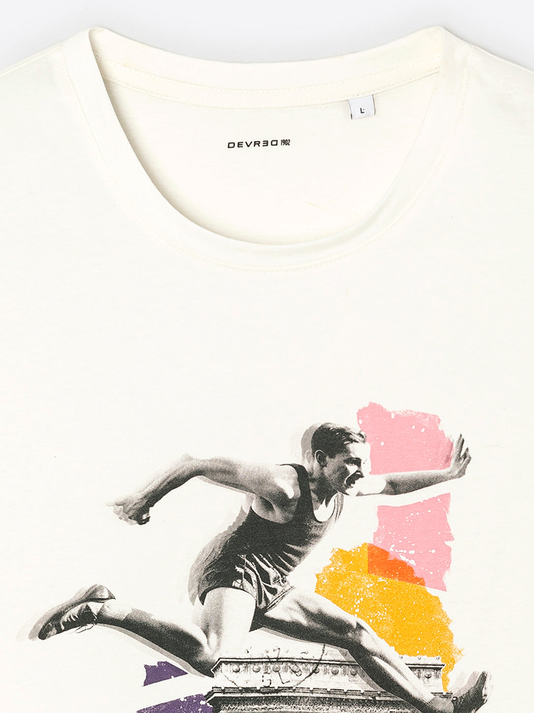 T-shirt col rond - capsule Double Jeux - DEVRED 1902