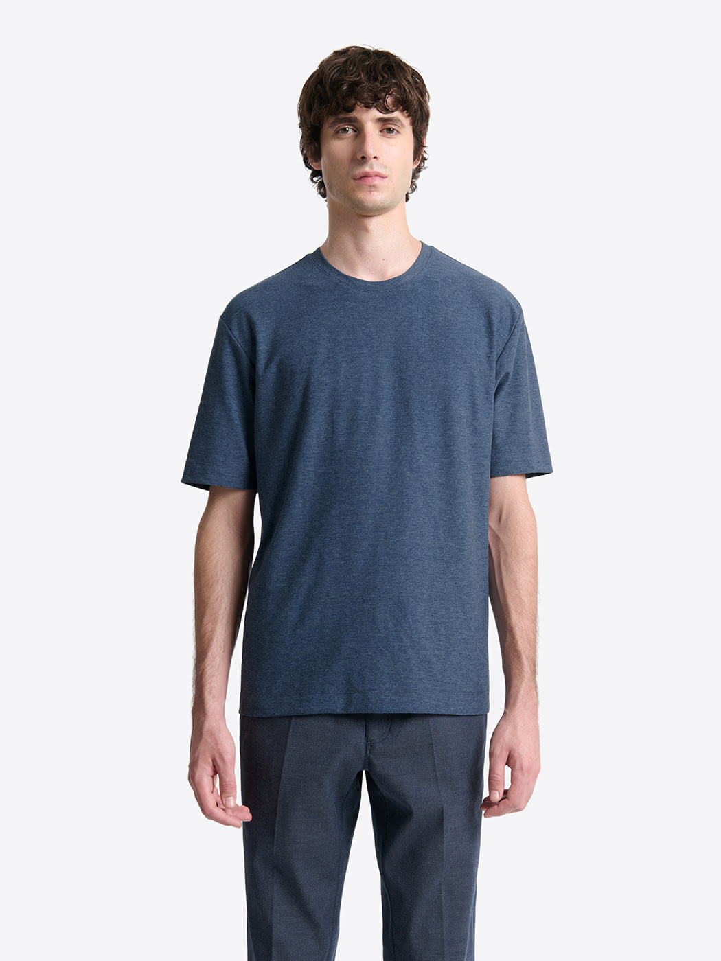 T-shirt col rond regular en coton - DEVRED 1902
