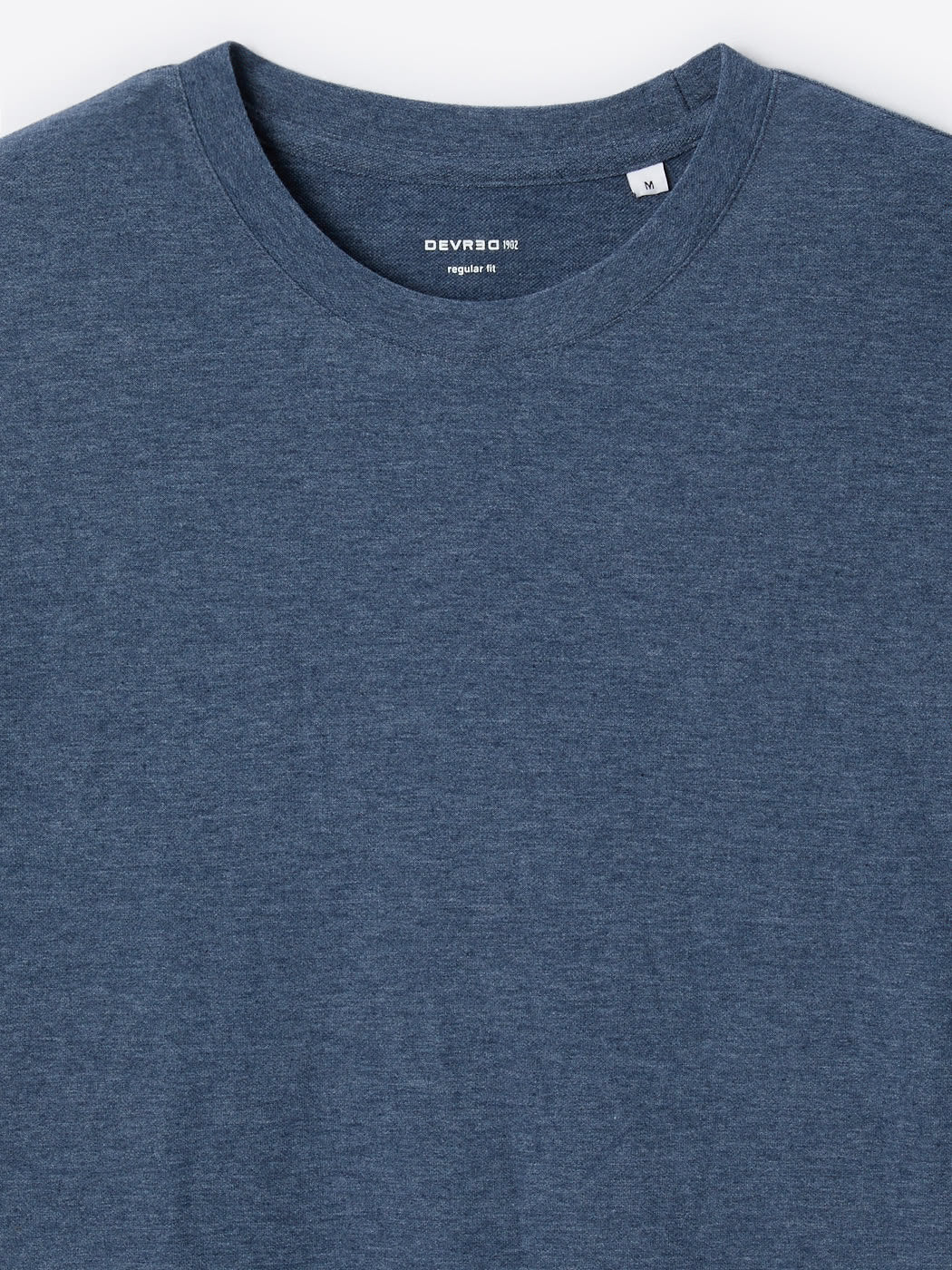 T-shirt col rond regular en coton - DEVRED 1902