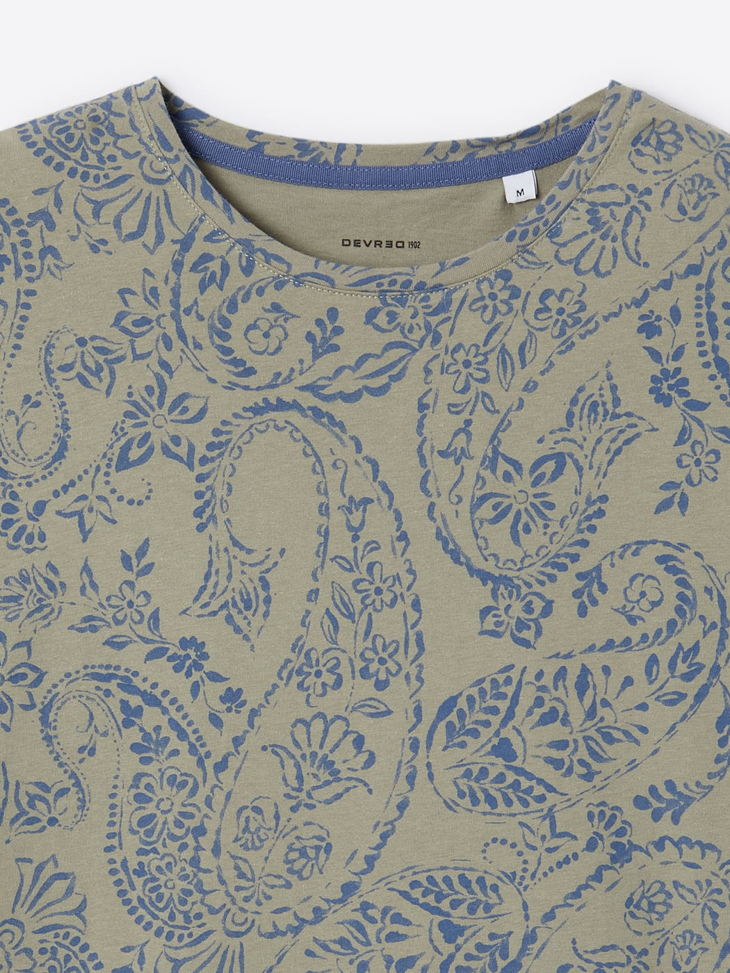 T-shirt col rond à motif en coton - DEVRED 1902
