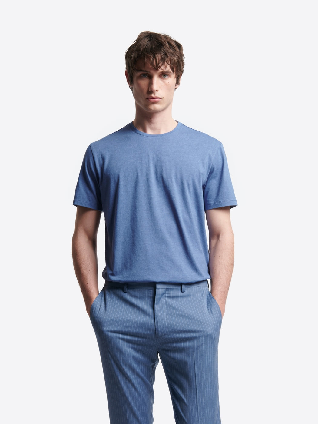 T-shirt col rond en coton Supima® - DEVRED 1902