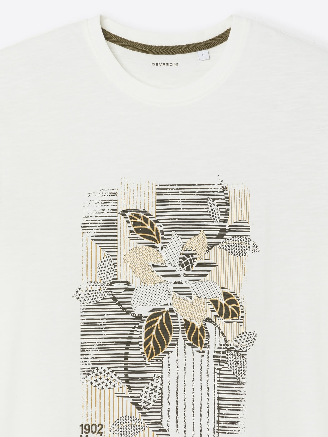 T-shirt col rond en coton - DEVRED 1902