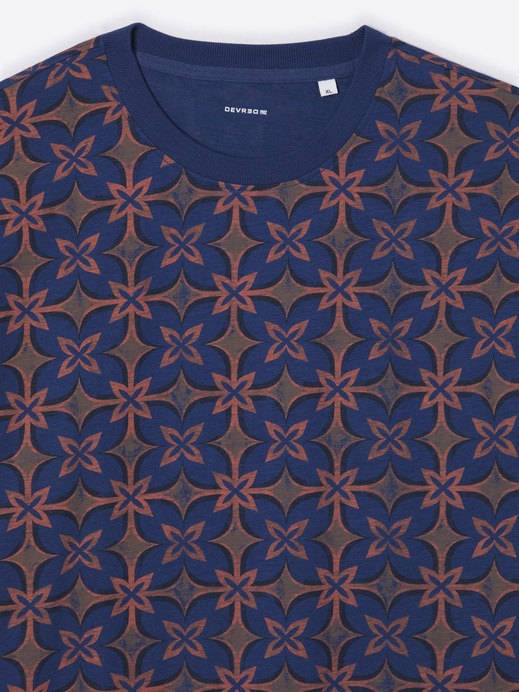 T-shirt col rond en coton - DEVRED 1902