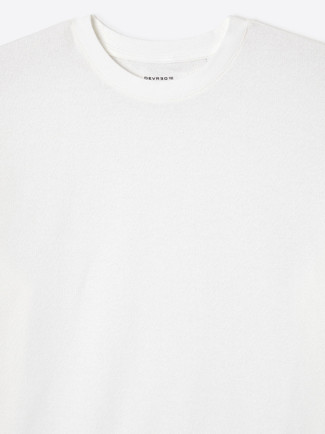 T-shirt col rond touché crêpe - DEVRED 1902