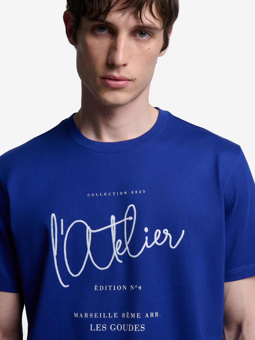 T-shirt col rond en coton - L'atelier - DEVRED 1902