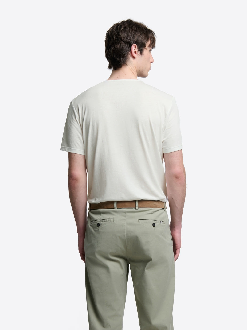 T-shirt col tunisien en lyocell - DEVRED 1902