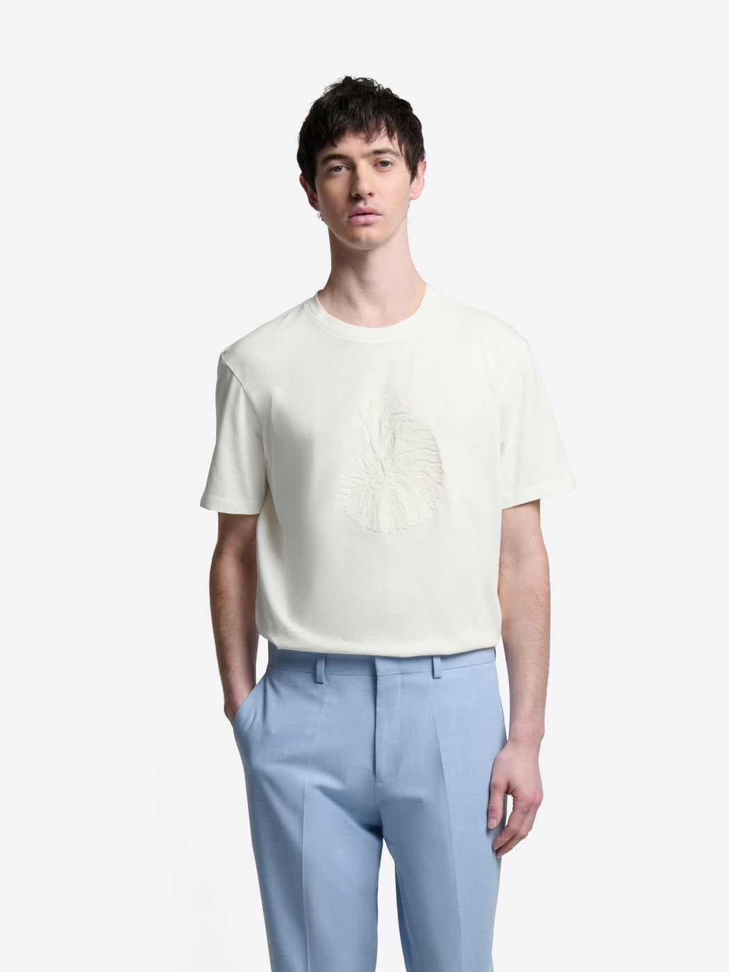 T-shirt col rond en coton - DEVRED 1902