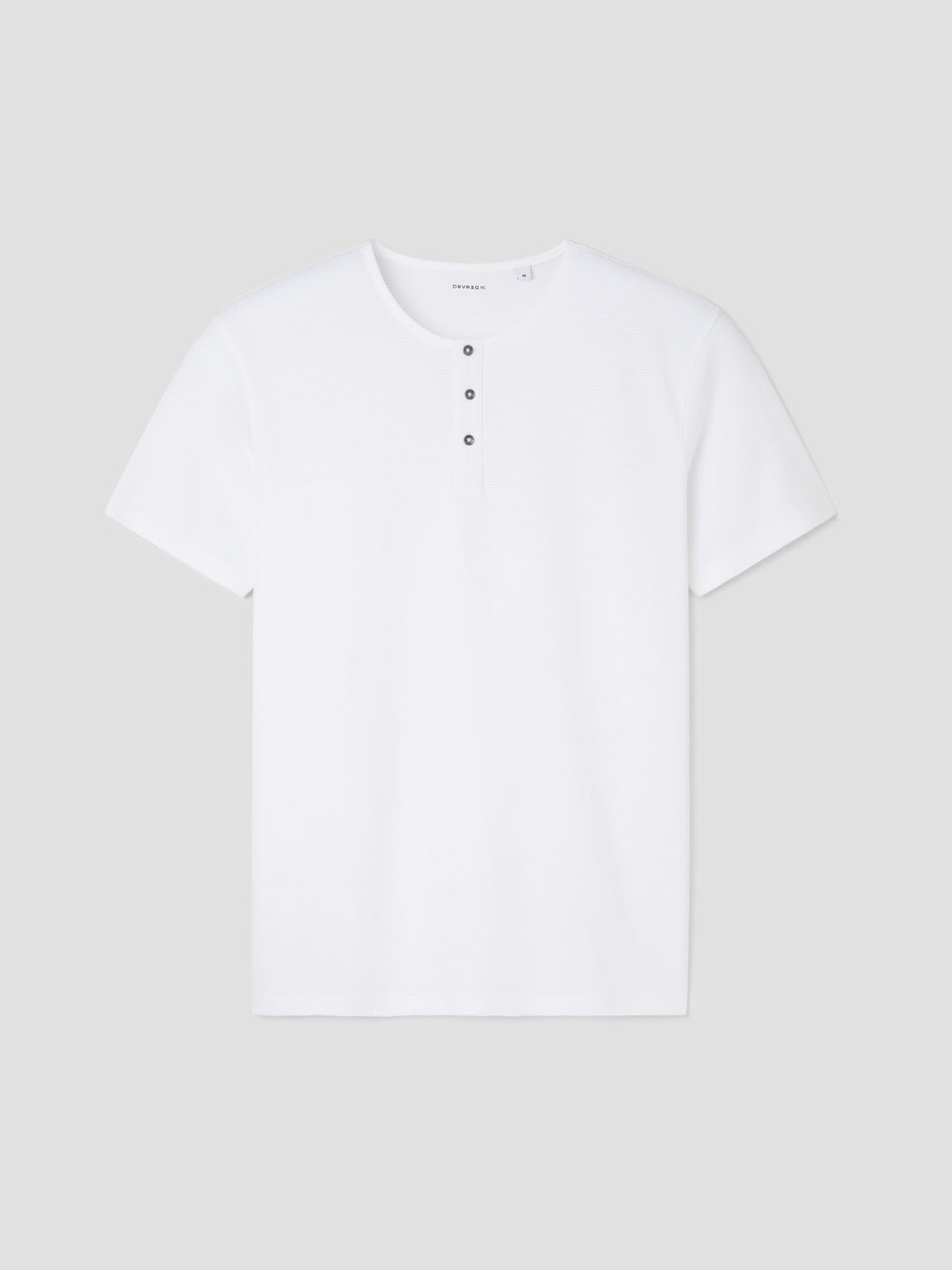 T-shirt col tunisien en coton - DEVRED 1902