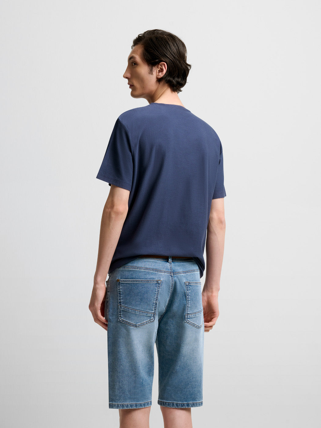 T-shirt col tunisien en coton - DEVRED 1902