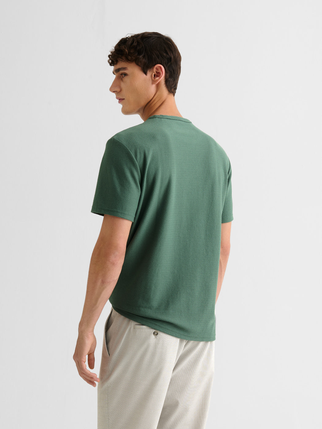 T-shirt col rond touché crêpe - DEVRED 1902