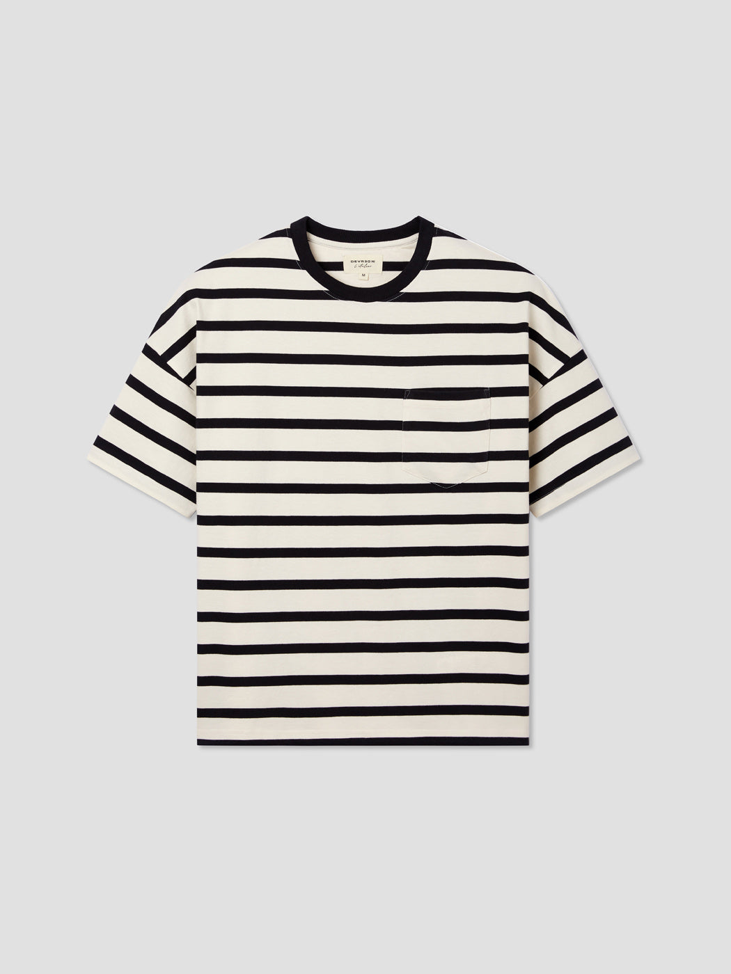 T-shirt col rond marinière - L'atelier - DEVRED 1902