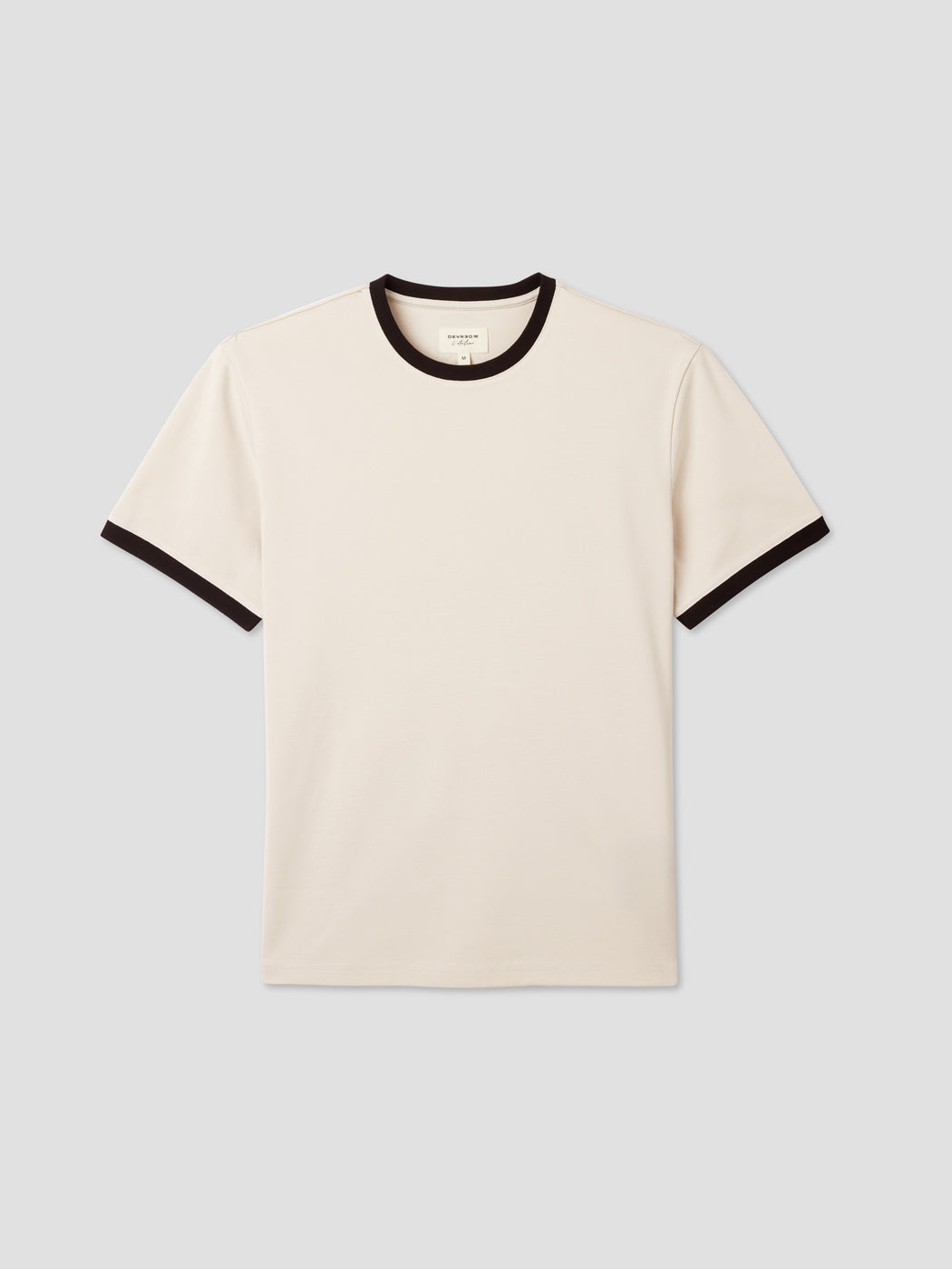 T-shirt col rond contrasté - L'atelier - DEVRED 1902