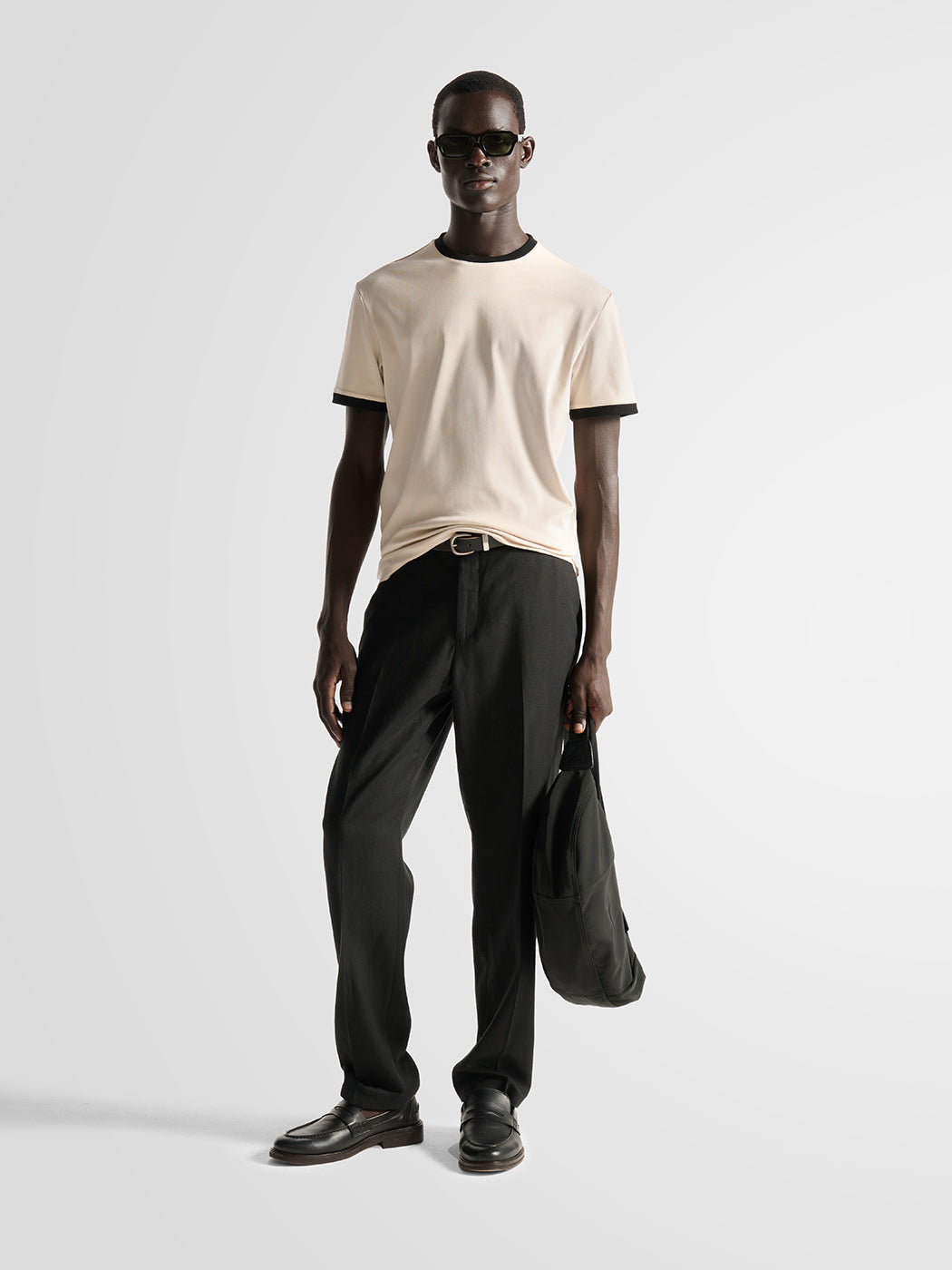T-shirt col rond contrasté - L'atelier - DEVRED 1902