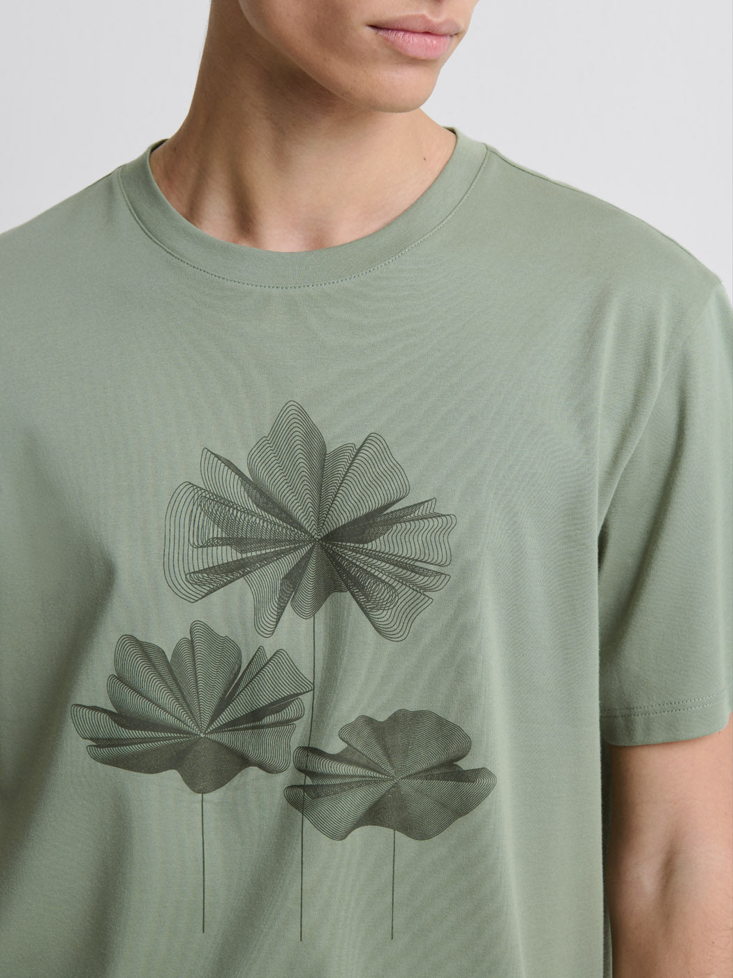 T-shirt col rond fleuri - DEVRED 1902